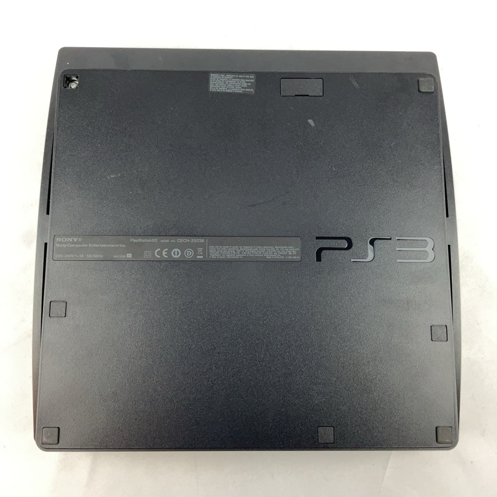 Sony PlayStation 3 Slim Console Black CECH-2503A PS3 Bundle 5 Games Controller