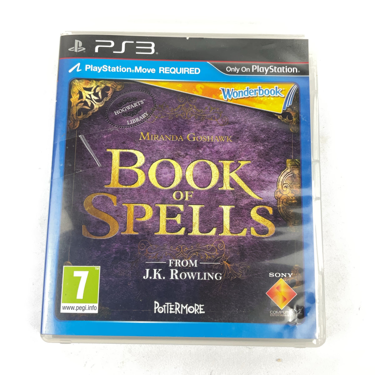 Sony PS3 Wonderbook Book of Spells Bundle Move Camera Harry Potter PlayStation