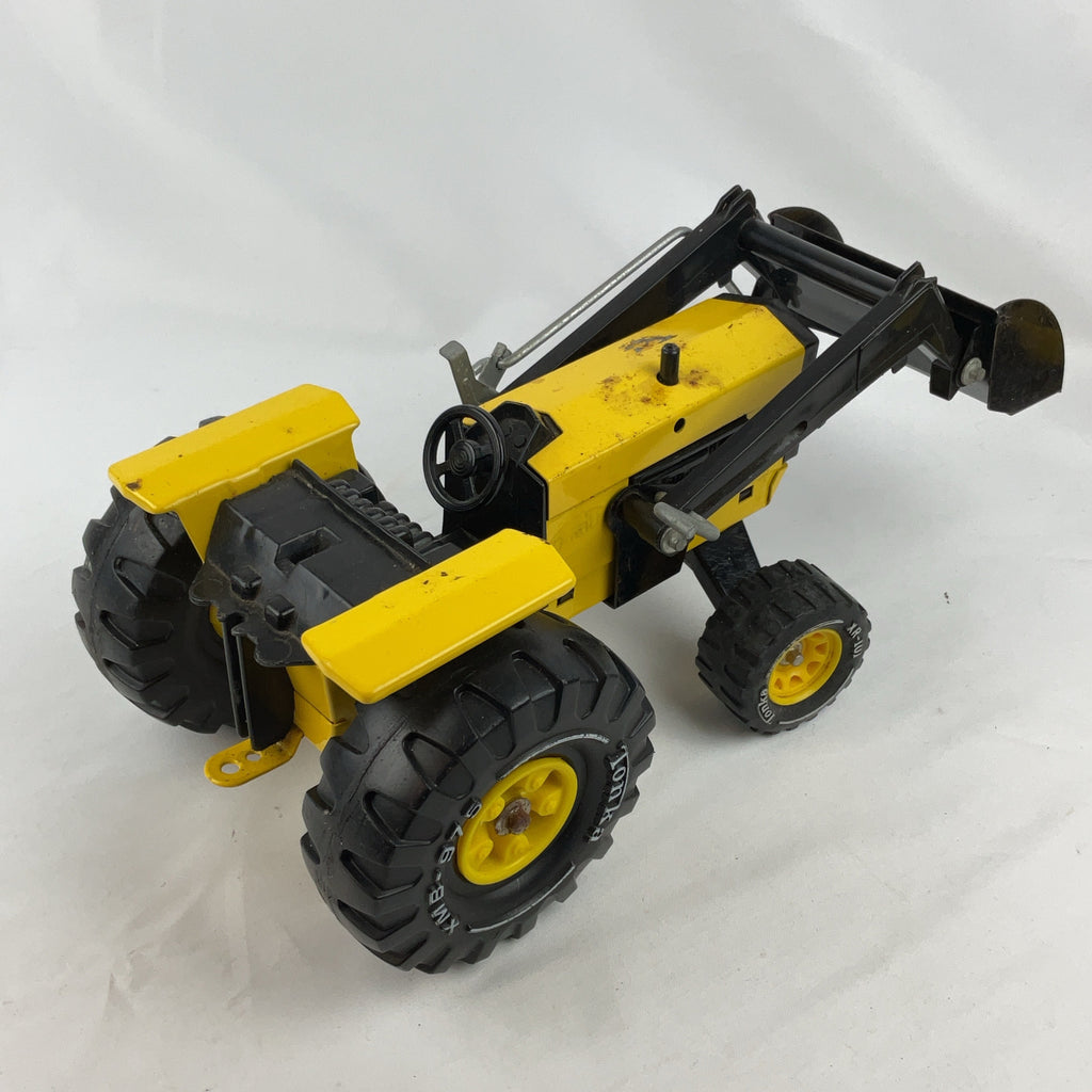 Tonka Articulated Front End Loaders Metal Yellow Vintage XR-101 Toy Set