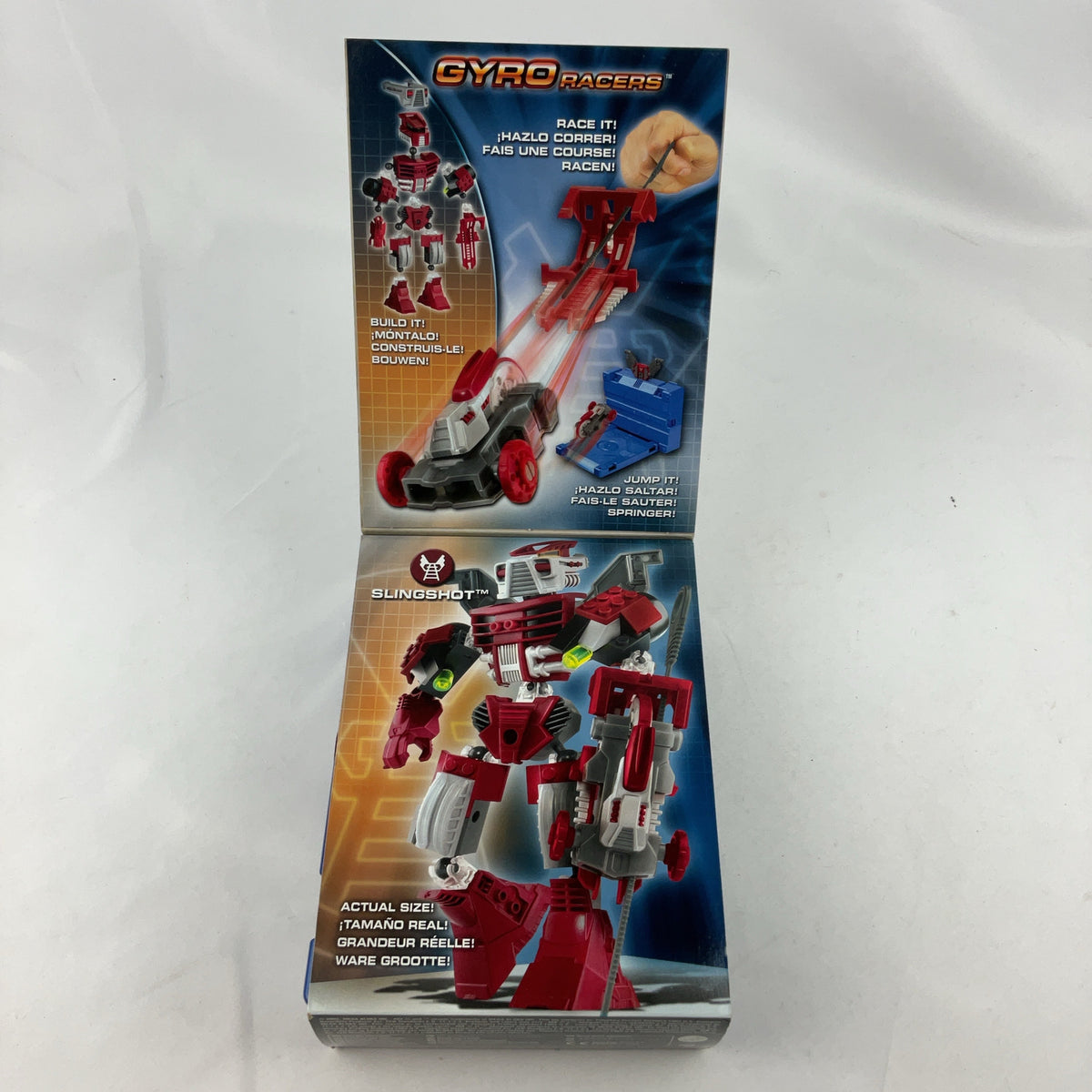 Mega Bloks Gyro Racers Slingshot 9381 Building Set 50 Pcs Kids Robot Toy NEW